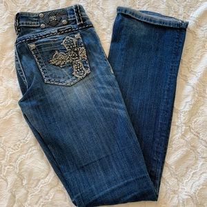 Dark wash flare Miss Mes